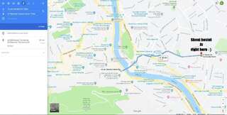Хостелы Sheni Hostel Тбилиси Четырехместный номер с видом на горы-8